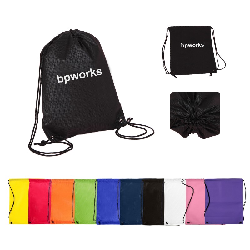 13.8"x11.8" Drawstring Tote Cinch Sack Backpack