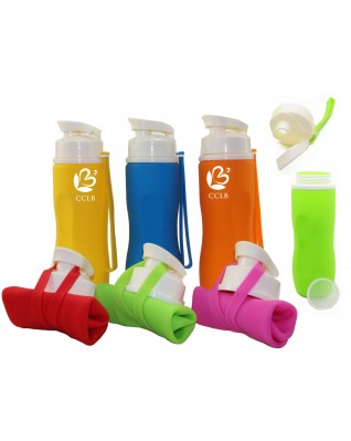 High Quality Silicone Collapsible Water Bottle