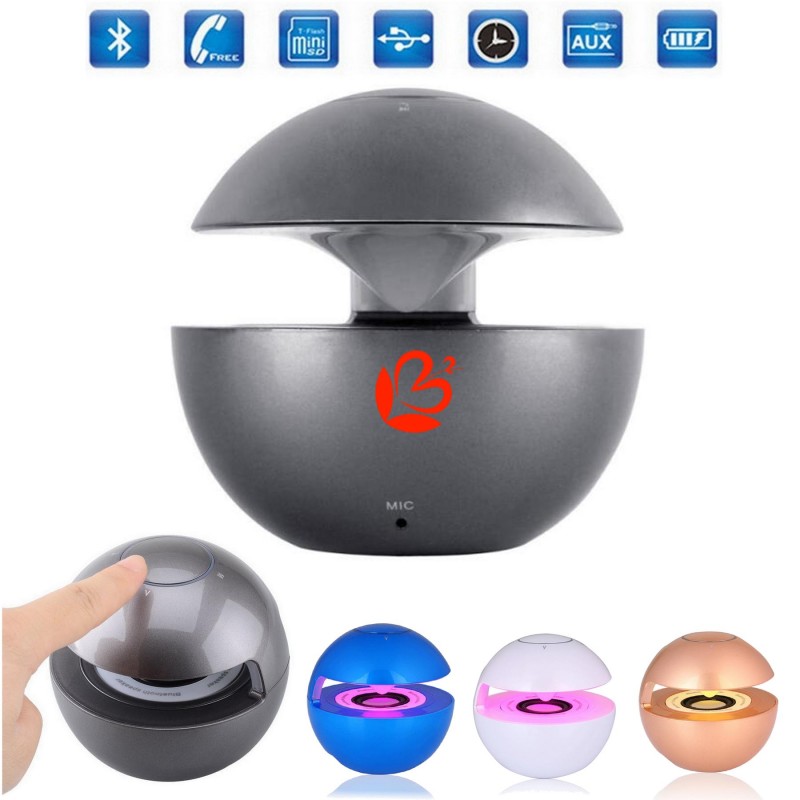 Bluetooth Speaker With Colorful LED Flashing Light