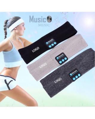 Unisex Warm Headband Wireless Bluetooth Smart Caps Headphone Headset 
