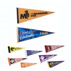 Colored Felt Pennants 4" x 10" Pennant with Felt Strip