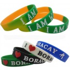 Debossed / Emboss silicone wristband