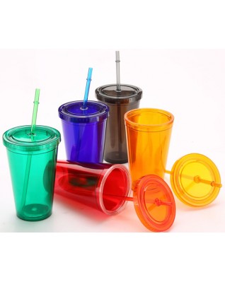 Double Wall Plastic Tumbler