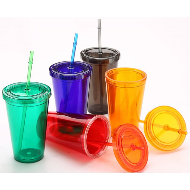 Double Wall Plastic Tumbler