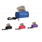 Nylon Pet Bag Dispenser With Carabiner Clip 