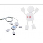 4 Ports USB 2.0 Hub White