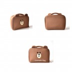 Brown Bear Cosmetic Bag