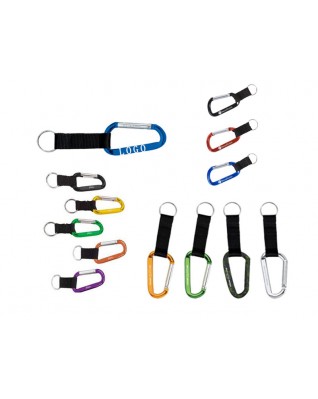 Carabiner Strap With Key Ring