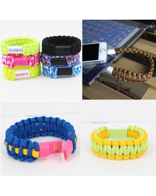 Bracelet with charge cable