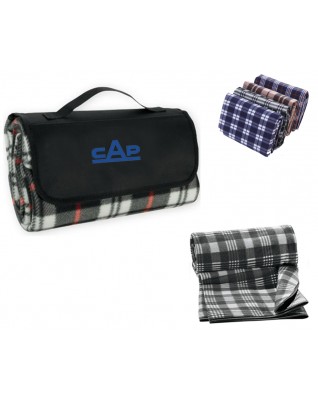 Camping Polar Fleece Foldable Blanket 