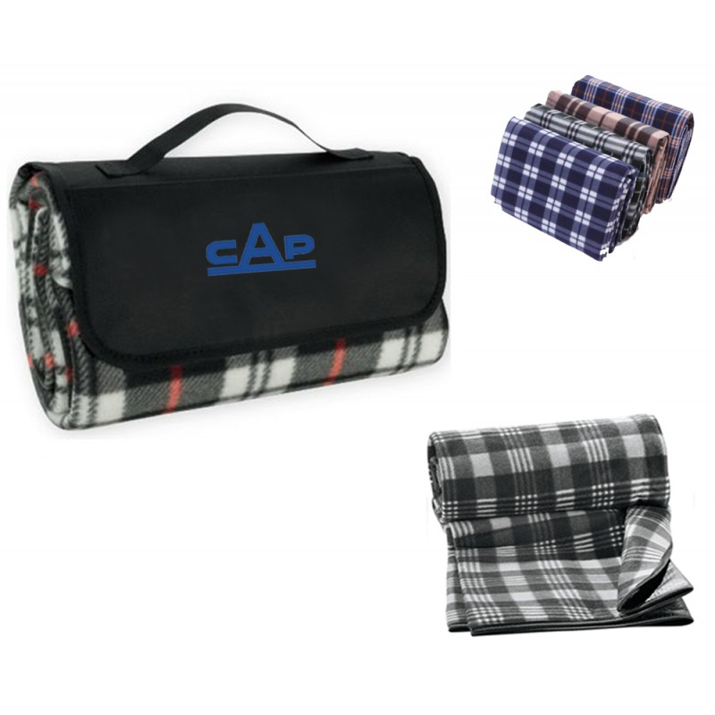 Camping Polar Fleece Foldable Blanket 