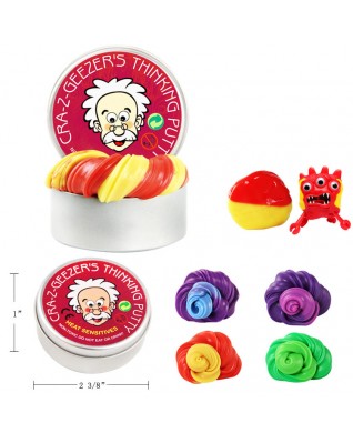 Heat Sensitive Color Change Thinking Putty