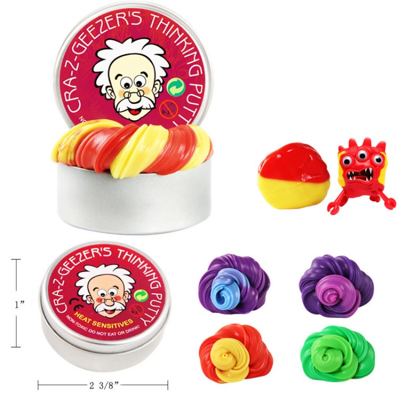 Heat Sensitive Color Change Thinking Putty