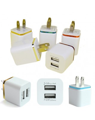 Dual Ports USB Wall Charger Adapter  