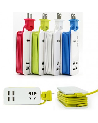4 Ports USB Universal Socket
