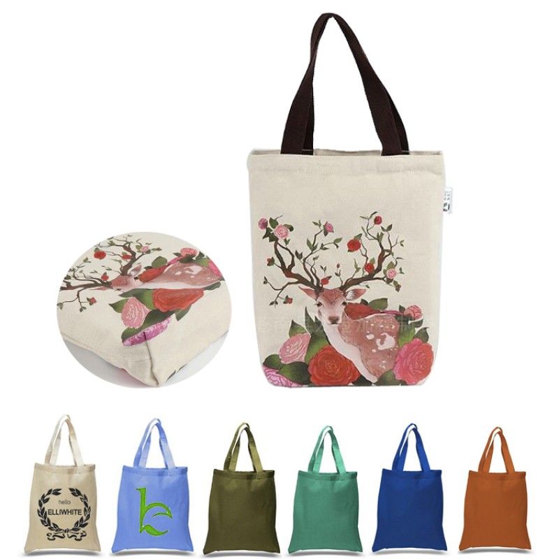 Canvas Tote Bags w/ Gusset