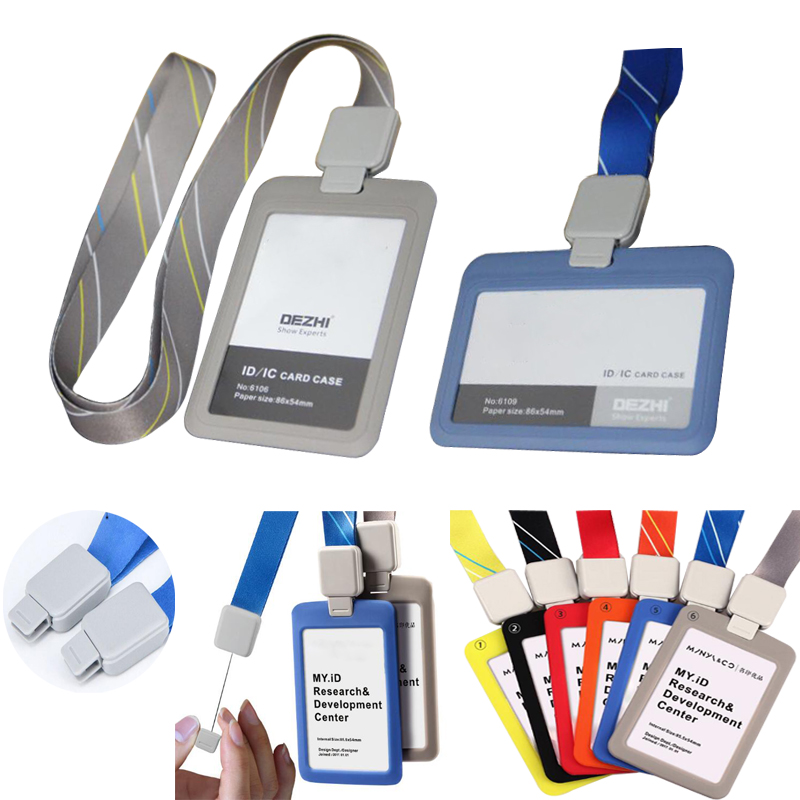 ID Badge with Retractable Lanyard