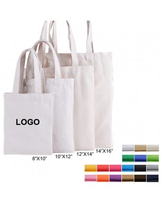 Cotton Natural Economy Tote 12oz Canvas-10"X12"X3.9"