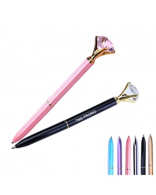 Diamond Metal Twist Pen Ballpoint