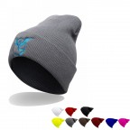 Embroidery Knitted Cap-Acrylic 