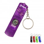 Whistle Light And Compass KeyChain
