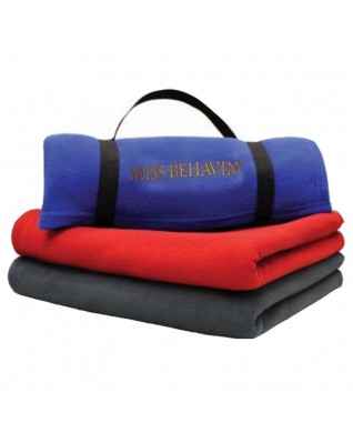 Polar Fleece Blanket Roll Up Blanket