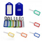 Plastic Luggage Tag with Strap