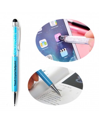 2-in-1 Crystal Ballpoint Touch Pen