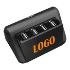 4 Port USB 2.0 Hub w/ Flipper Front Cover