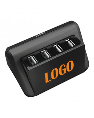 4 Port USB 2.0 Hub w/ Flipper Front Cover