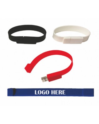 Silicone Wristband USB Drive Bracelet (16GB)
