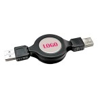 7' Retractable USB Extender Cable