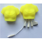 Hot Girl 4 in 1 Retractable Charging Cable USB