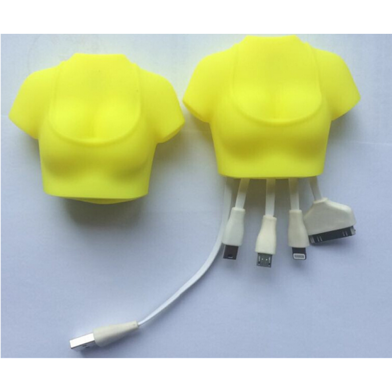 Hot Girl 4 in 1 Retractable Charging Cable USB