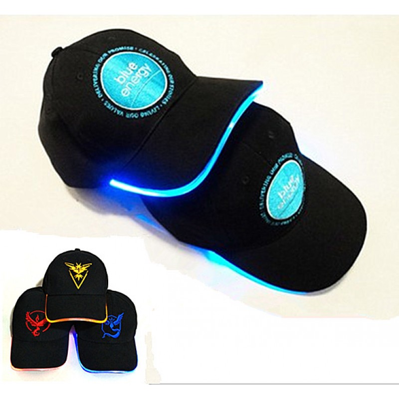 LED Light Up Cotton Twill Baseball Cap