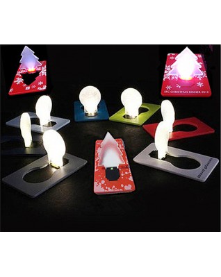 Christmas Tree Shaped LED Card Light/Card Lamp