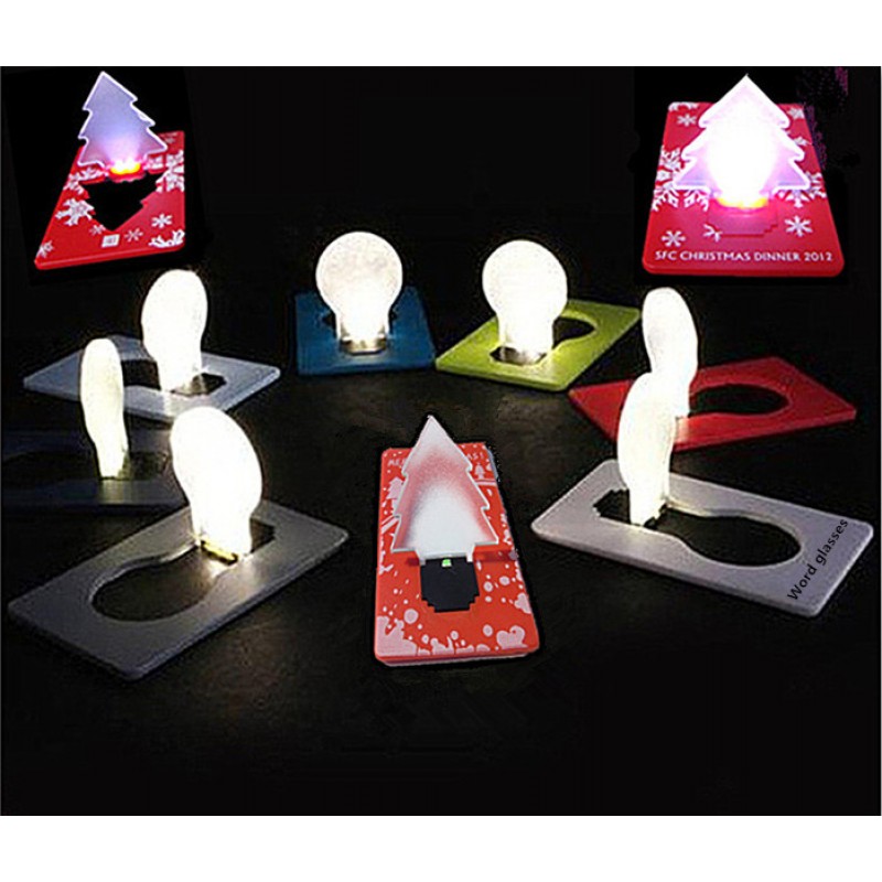 Christmas Tree Shaped LED Card Light/Card Lamp
