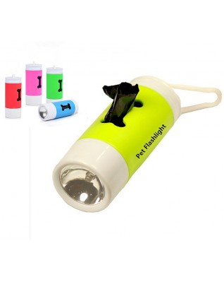 Pet Waste Bag Dispenser W/ LED Light
