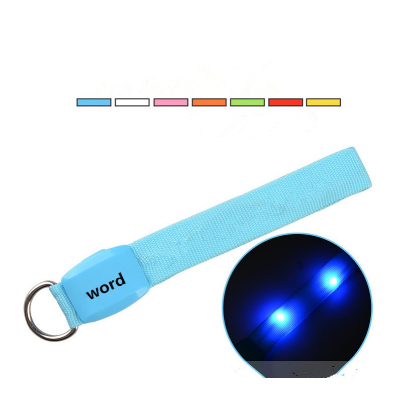 Custom LED Wrist Lanyard Keychain