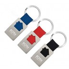 House Shape Metal Keychain