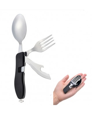 Foldable Multi functional Tableware/Spoon Camping Set