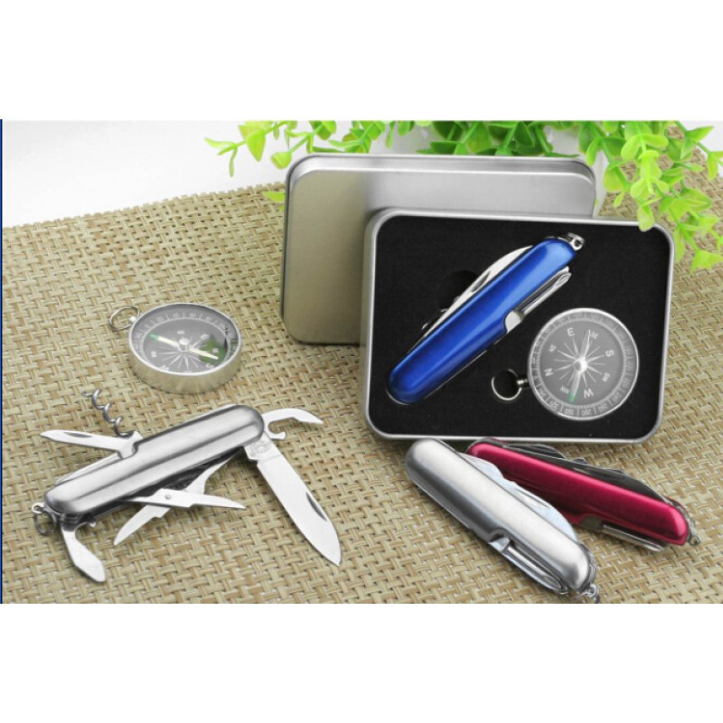 Outdoor Gift Set Knife Compass