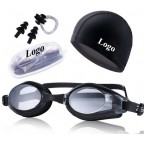 Waterproof Swimming Cap and Swim Glasses