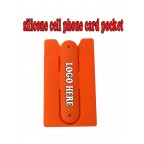3M adhesive silicone cell phone card pocket