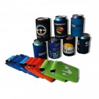 Custom neoprene printed can cooler cover holder