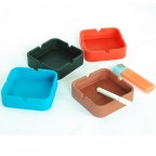 Eco-friendly colorfull premium silicone rubber ashtray