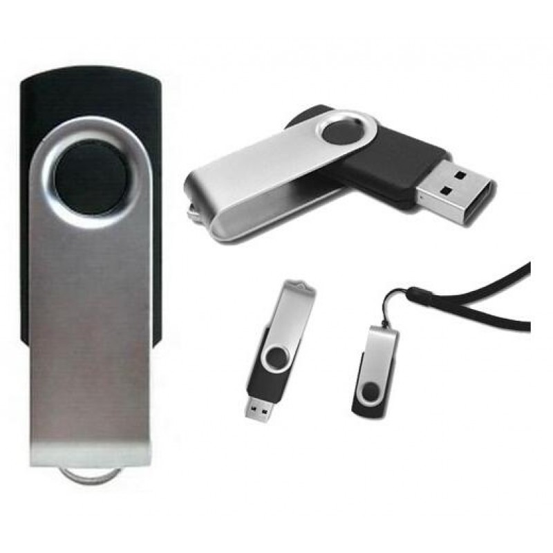 Swivel USB Flash Drives 128 MB