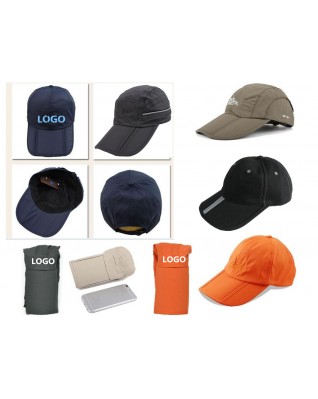 Folding camper baseball cap