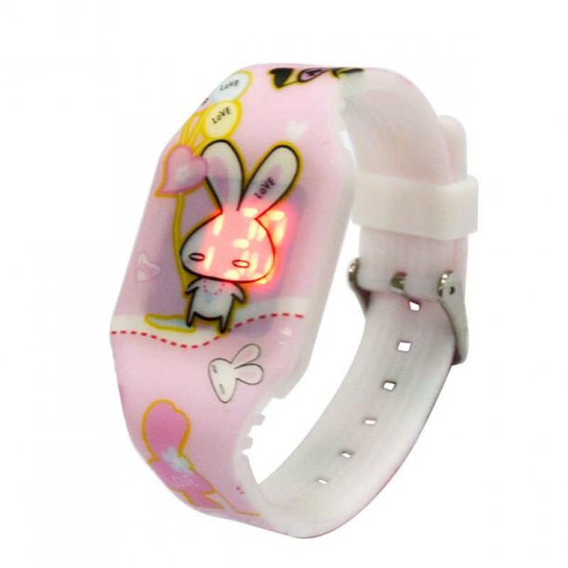 Silicone LED electronic slap watch