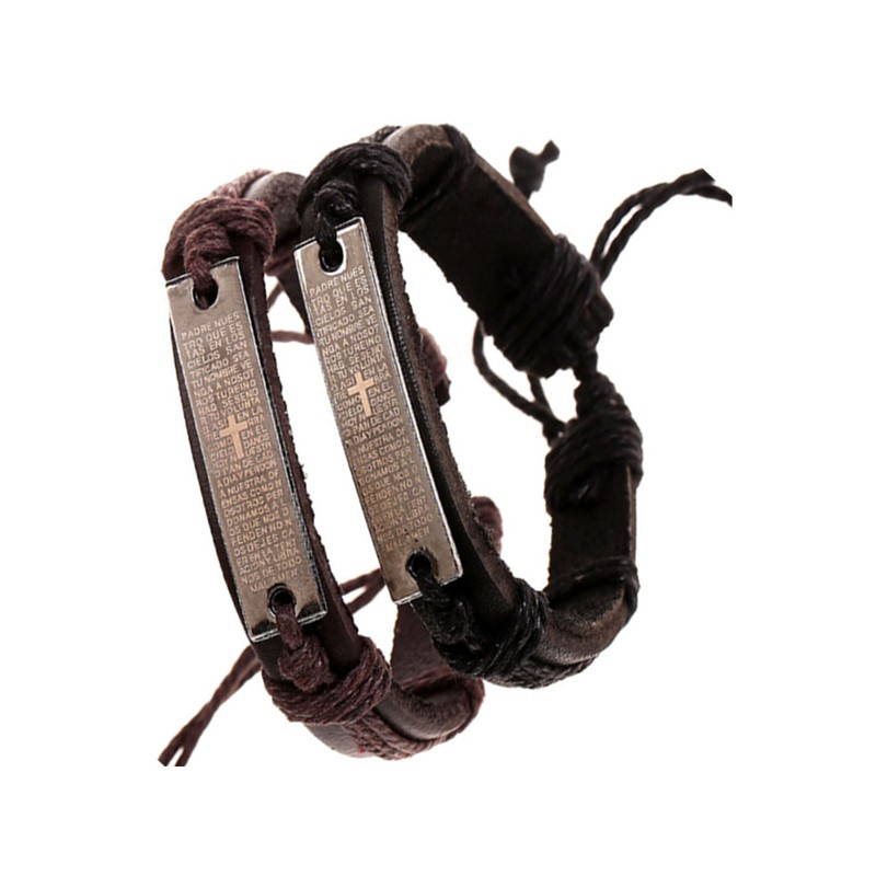 Vintage leather bracelet